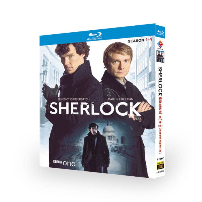 SHERLOCK / シャーロック シーズン1+2+3+4 完全版 Blu-ray BOX 全巻 日本語吹き替え版
